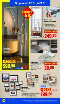 akční leták Lidl 22.9.2025-24.9.2025