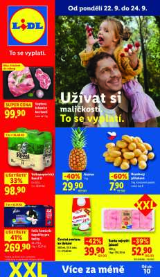 akční leták Lidl 22.9.2025-24.9.2025