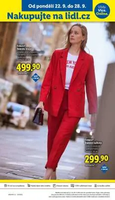 akční leták Lidl 22.9.2025-27.9.2025