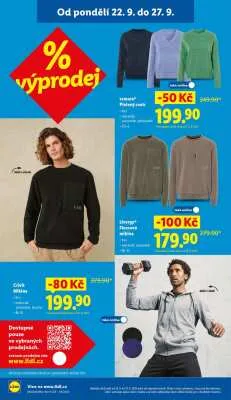 akční leták Lidl 22.9.2025-27.9.2025