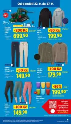 akční leták Lidl 22.9.2025-27.9.2025