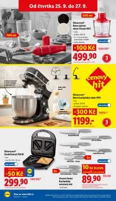 akční leták Lidl 22.9.2025-27.9.2025
