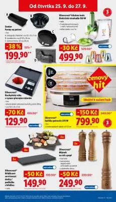 akční leták Lidl 22.9.2025-27.9.2025