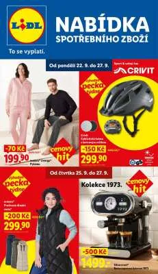 akční leták Lidl 22.9.2025-27.9.2025