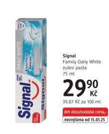 Pasta na zuby Daily White Family Signal