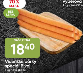 Párky vídeňské speciál Bivoj