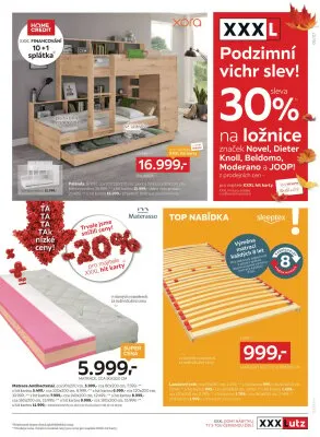 akční leták XXXLutz 22.9.2025-5.10.2025