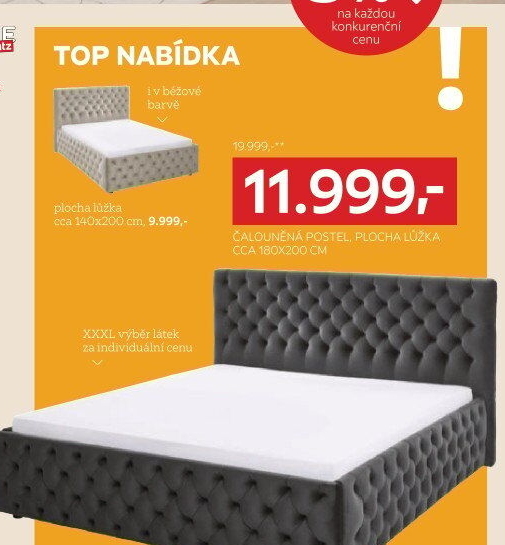 ČALOUNĚNÁ POSTEL
