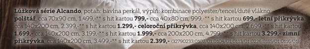 LETNÍ PŘIKRÝVKA