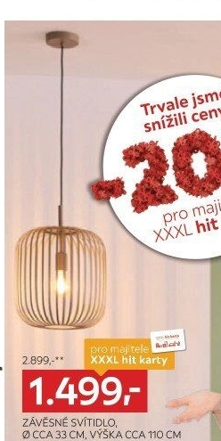 ZÁVĚSNÉ SVÍTIDLO