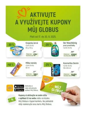 akční leták Globus 24.9.2025-30.9.2025