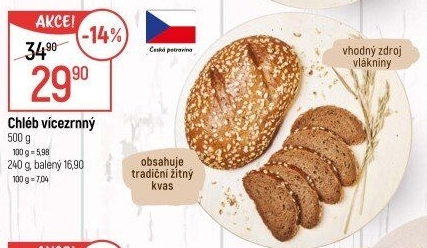 Chléb vícezrnný