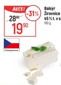 Sýr Balsýr Mlékárna Žirovnice