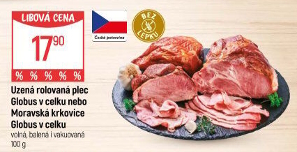 Uzená rolovaná plec Globus