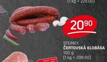 Čertovská klobása Steinex