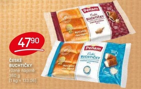 České buchtičky Penam
