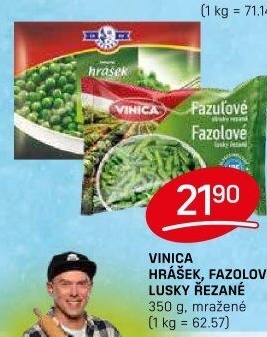 Hrášek mražený Vinica