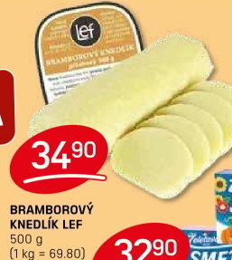 Knedlík bramborový Lef