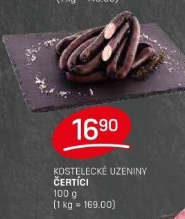 Párky Čertíci Kostelecké uzeniny