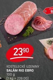Salám Rio Ebro Kostelecké uzeniny