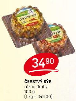 Sýr čerstvý v koření Kromilk