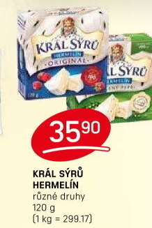 Sýr Hermelín Král sýrů
