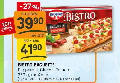 Bageta k rozpečení mražená Bistro Dr. Oetker
