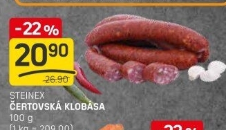 Čertovská klobása Steinex