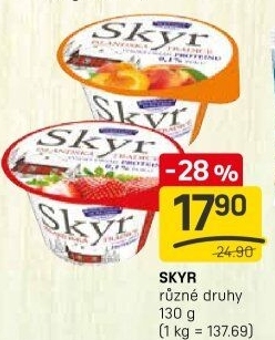 Dezert zakysaný ochucený Skyr Bohušovická mlékárna