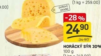 Horácký sýr 30%