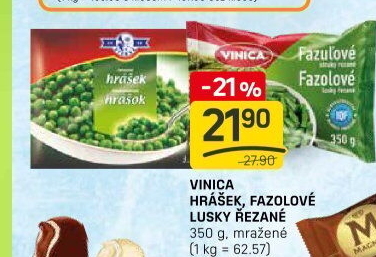 Hrášek mražený Vinica