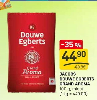 Mletá káva Grand Aroma Douwe Egberts