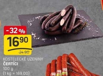 Párky Čertíci Kostelecké uzeniny