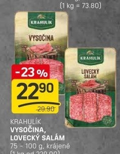Salám Vysočina Krahulík