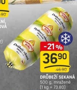 Sekaná drůbeží mražená Vodňanské kuře