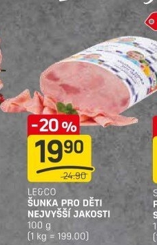 Šunka dětská nejvyšší jakosti LE&amp