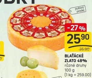 Sýr Blaťácké zlato Madeta