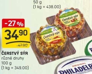 Sýr čerstvý v koření Kromilk
