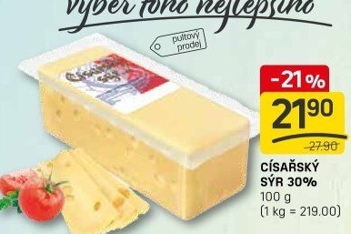 Sýr Císářský 30% Madeta