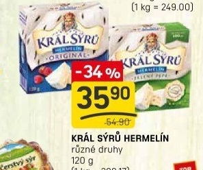 Sýr Hermelín Král sýrů