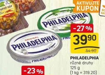 Sýr tavený smetanový Philadelphia