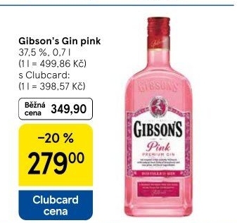 Gin Pink Gibson'