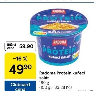Kuřecí salát protein Radoma