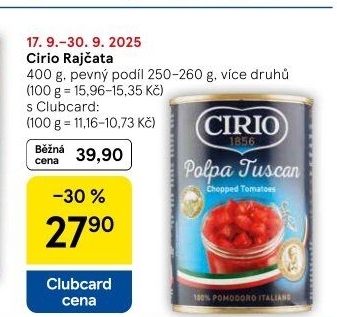 Rajčata Cirio