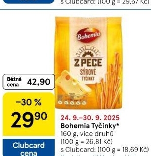 Tyčinky Bohemia