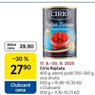 Rajčata Cirio
