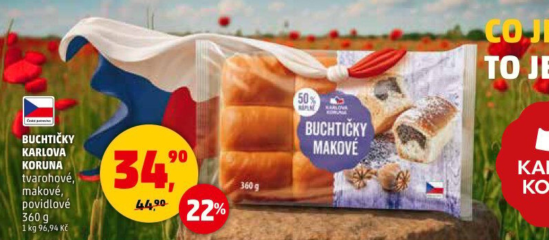 České buchtičky Karlova Koruna