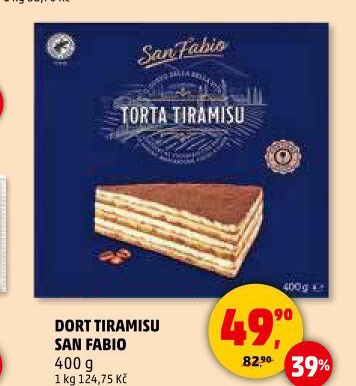 Dezert Tiramisu San Fabio