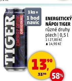 Energetický nápoj Tiger
