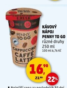 Ledová káva Penny To Go